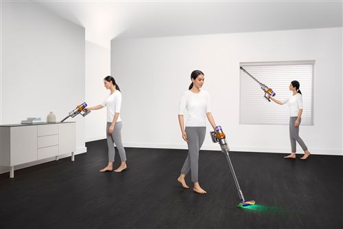 Aspirateur balai Dyson V15 Detect Absolute Gris et Violet