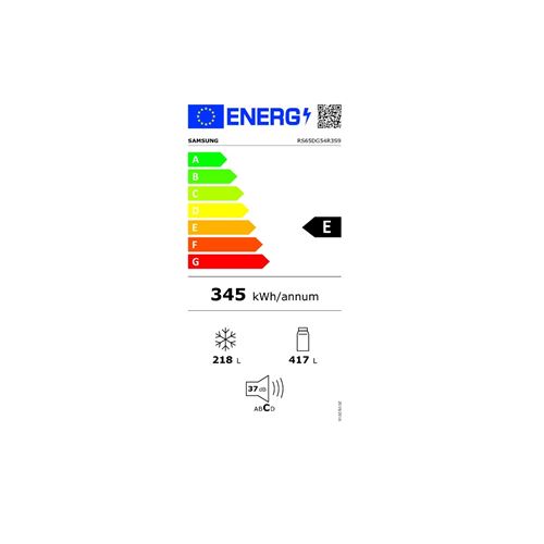 Réfrigérateur américain 91.2cm 635l nofrost Samsung RS65DG54R3S9