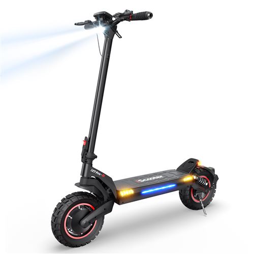 Trottinette Electrique iScooter iX7 Pro 1000W*2 Double Entraînement-Autonomie 80km- 17.5Ah- Pneus 10 Pouces 150 kg-